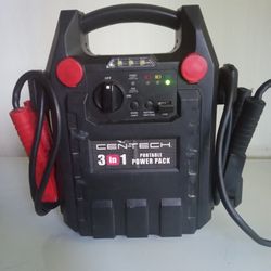 CEN-TECH 3 in 1 Portable Power Pack Car/Truck Battery Charger