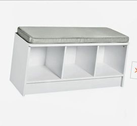 Cube storage bench Open Box