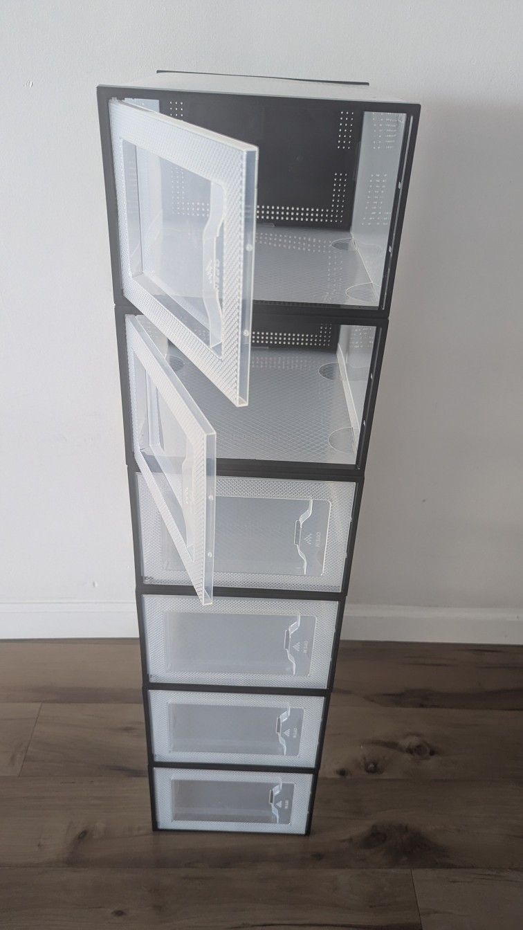 XL Shoe Storage Boxes - $25 For 6 Boxes