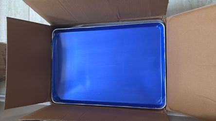 12 brand new full size aluminum sheet pans