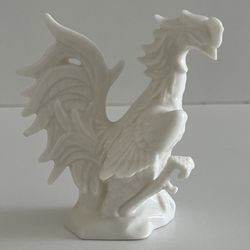 Vintage Ardalt Verithin 6723 Lenwile China White Rooster Figurine