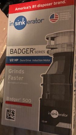 BADGER 500 garbage Disposal 1/2 Hp