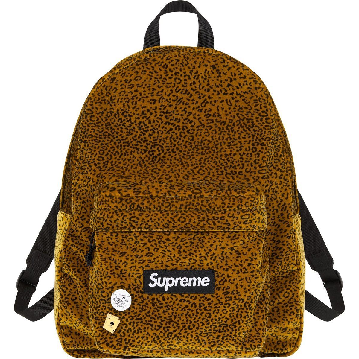 Supreme Leopard Velvet Backpack 2025FW Brand New