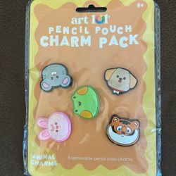 Art 101 Pencil Pouch Charm Pack/Animal Charms