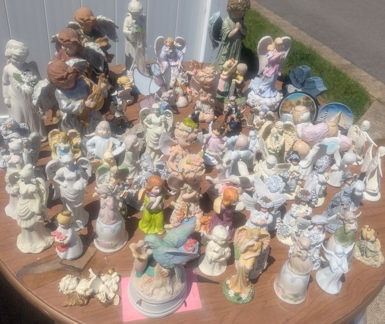 Large Collection Of Angels Figures/Picture