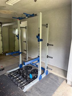 Squat Rack + Equipment