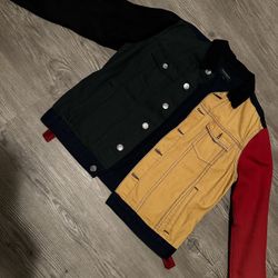 Pacsun Color Blocked Denim Jacket Size Small 