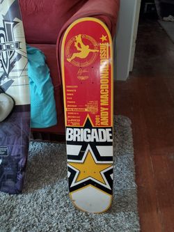 Andy macdonald skateboard decks never used