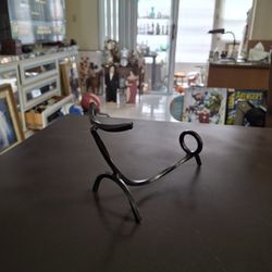 Medieval Collection Hand Forged Drinking Ale Horn Cradle Rack 10"L X 6"H