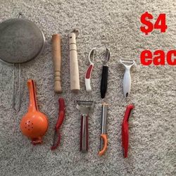 Kitchen  tools  - from $1 to $15