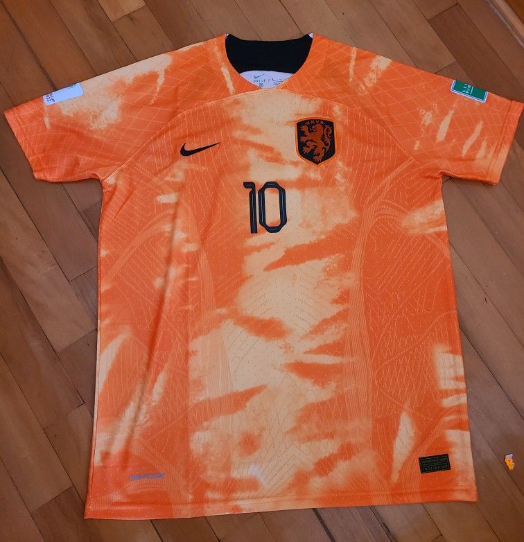 New Holanda Netherlands World Cup Soccer Jersey Size XL