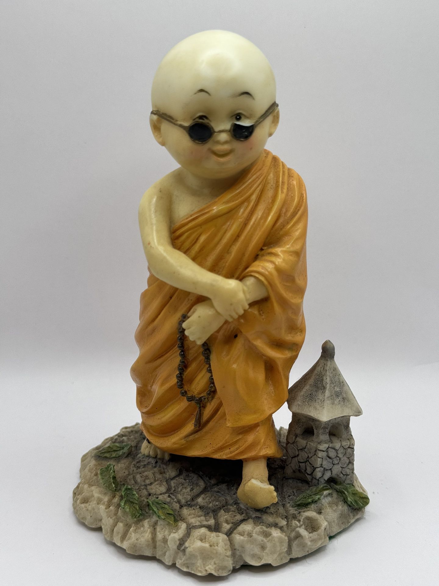 Vintage Happy Monk With Sunglasses Vinyl Figure