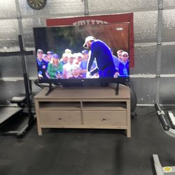 55 inch TV & Cabinet