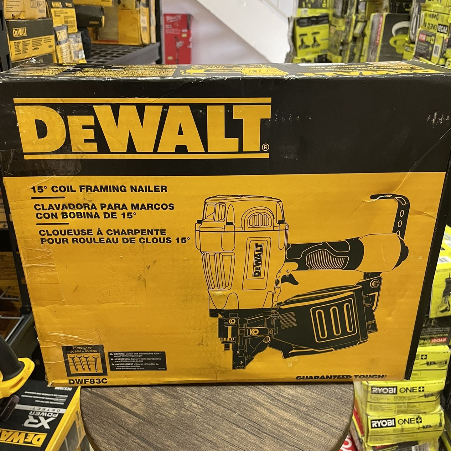 Dewalt coil 2024 framing nailer