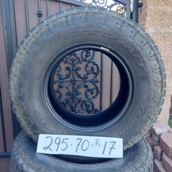 295 70 r17 tires set of four 250