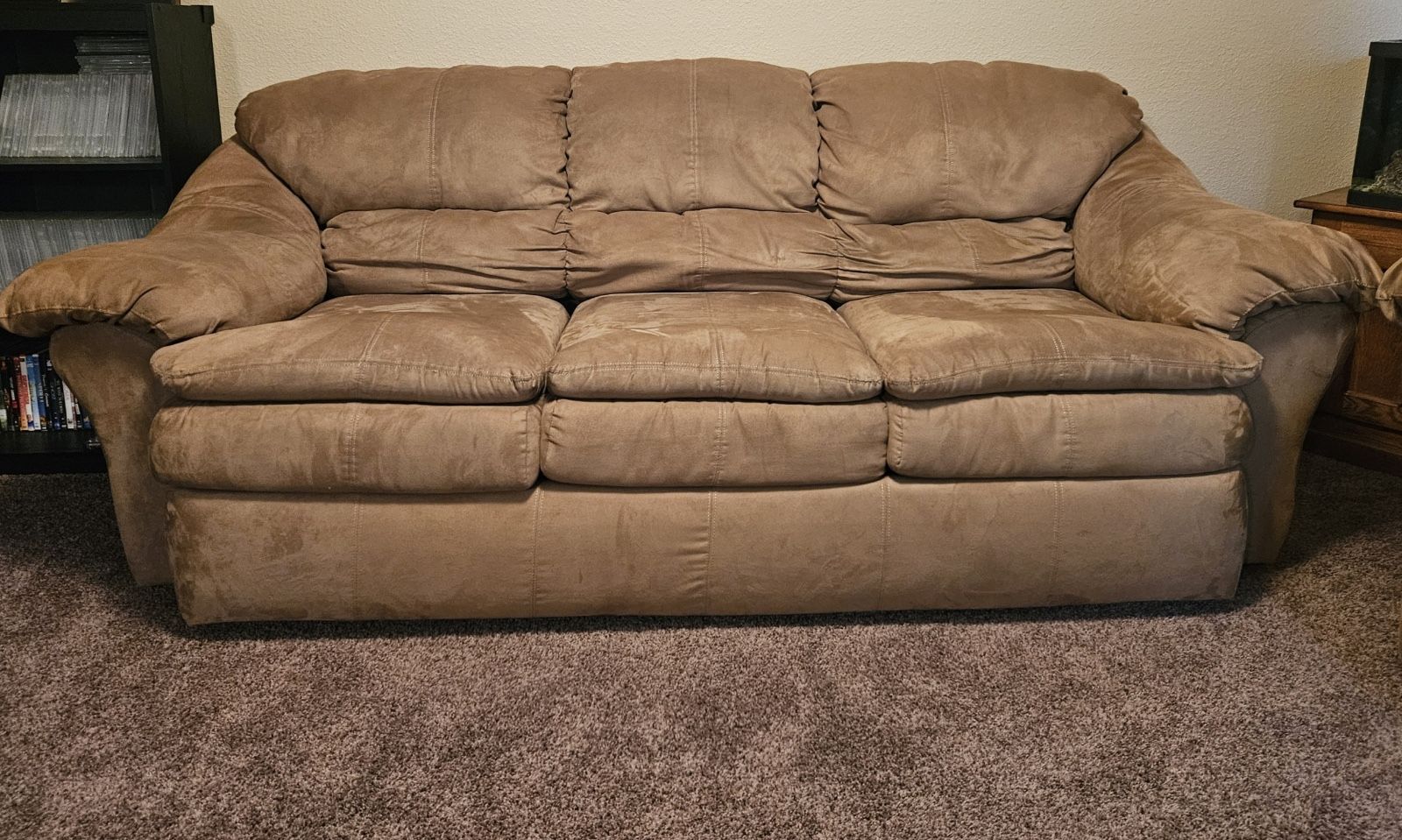 Brown Super Soft Couch