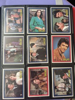 1981 Vintage Donruss Dallas TV Show Complete 56 Card Trading Set EX-MT