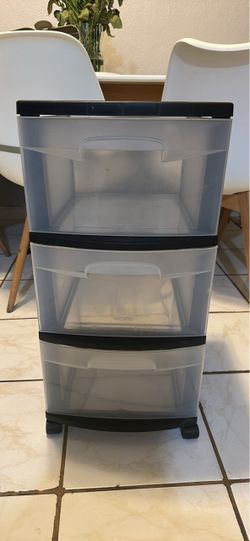 Sterilite 3 drawer storage