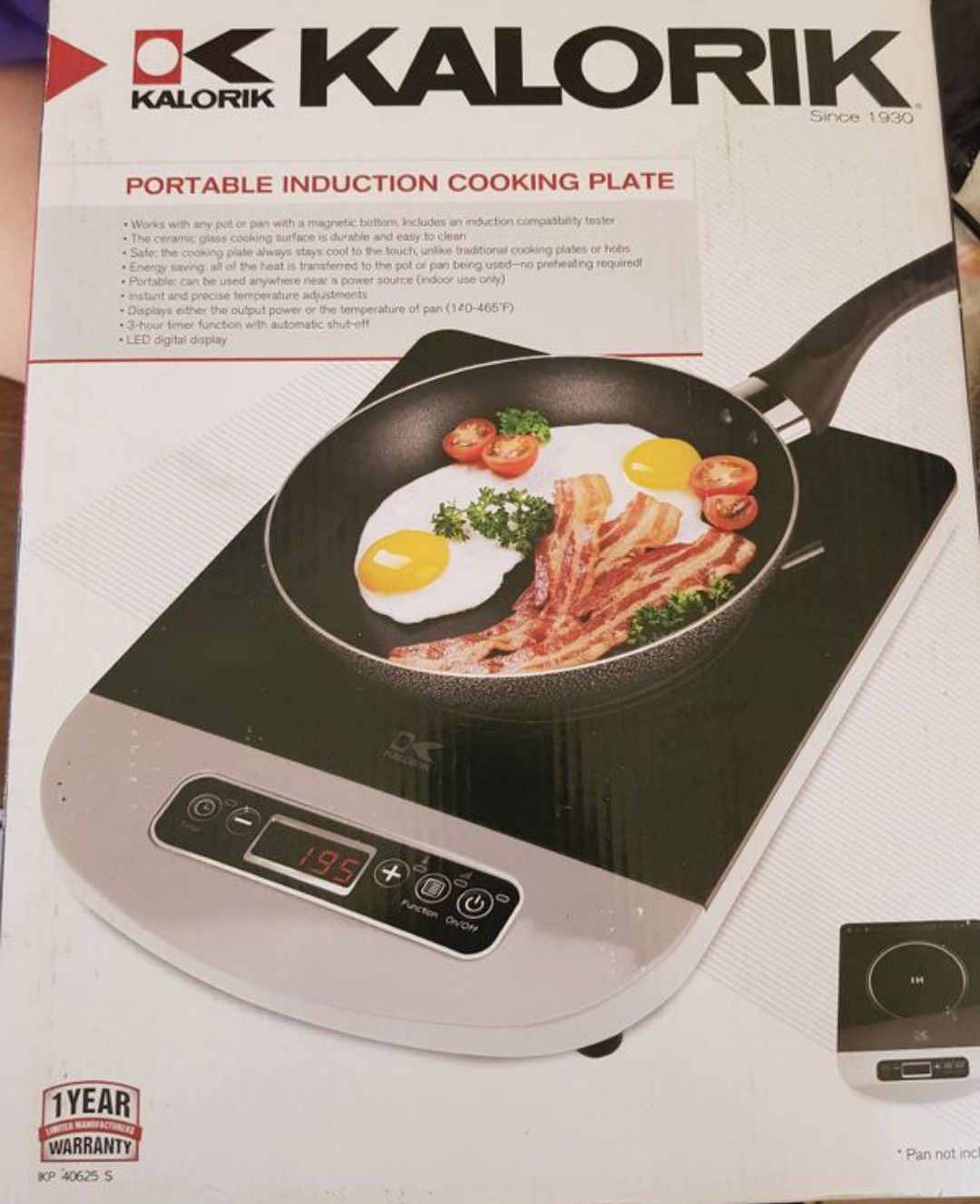 Kalorik Portable Induction Cooking Plate
