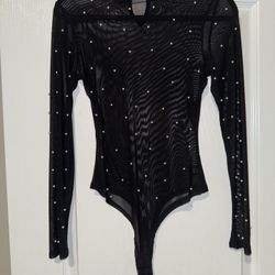 Pearl Beaded Bodysuit
