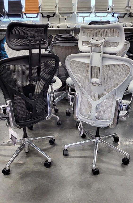 Herman Miller Remastered Aeron Posture-Fit SL Chairs