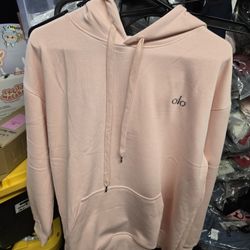 Alo Hoddie Baby Pink L