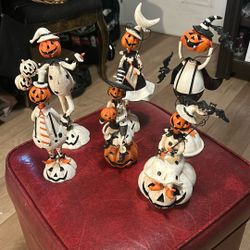 Vintage Pumpkin Figurines