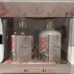 Saponificio Artigianale Fiorentino Rose Body & Hand Wash 2pcs
