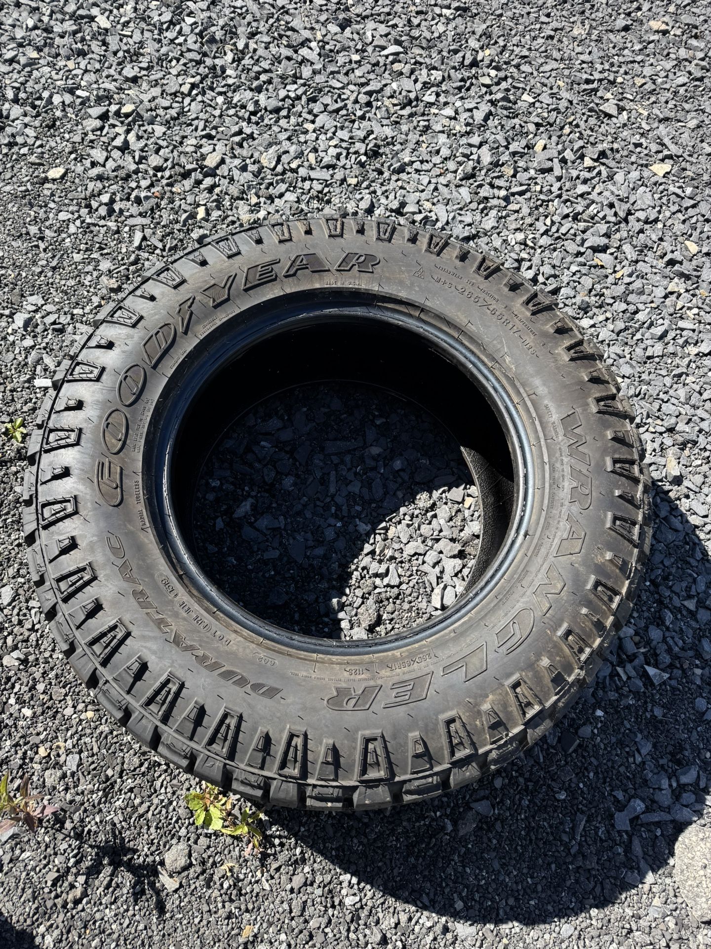 Goodyear Wrangler Spare Tire 265 65 R17