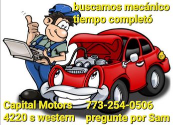Trabajo disponible mecanico con experiencia
