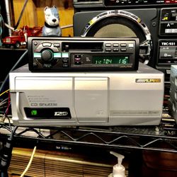 Old school Alpine CHA-1214CD Changer and TDA-7547Cassette Receiver fully tested. the cassette, cd player, radio all outputs are working condition 