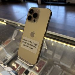 iPhone 13 Pro 256gb Unlocked 100% Battery Health 