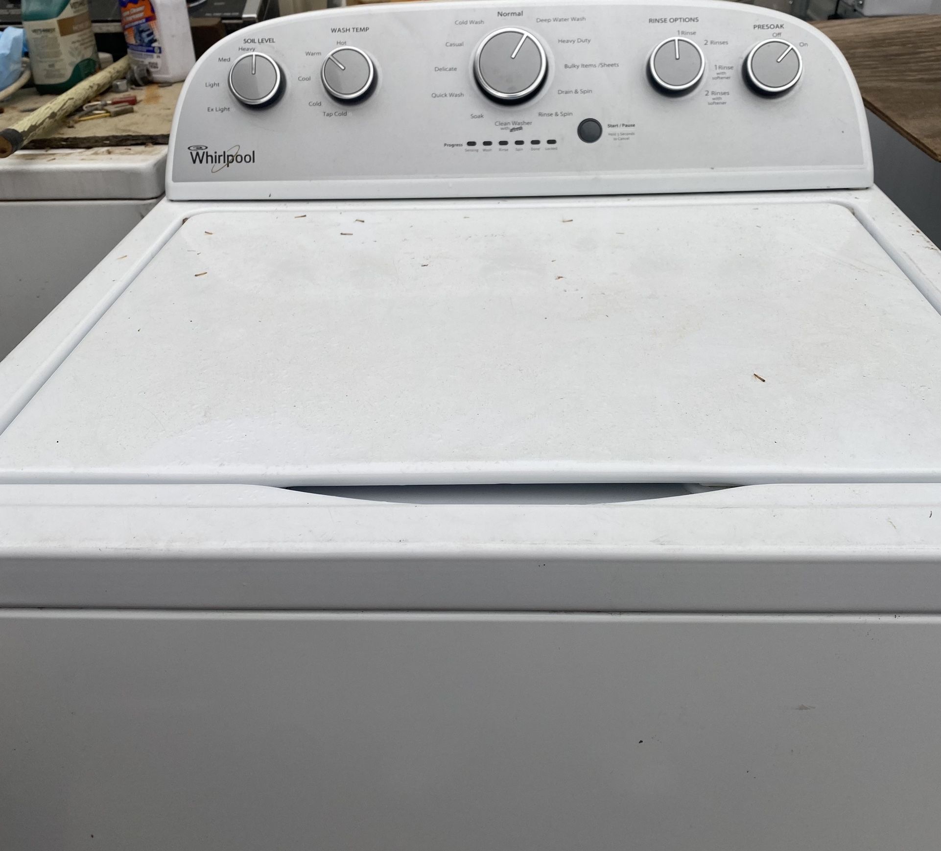 Matching  Whirlpool Washer And Dryer Set