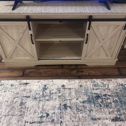 Farmhouse Entertainment Center and Coffee Table 