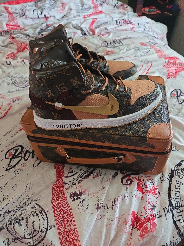 Off-Louis LV Air Jordan 1