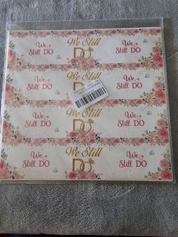 We Still Do Wedding Anniversary Stickers