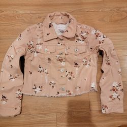 GIRL'S JEAN JACKET SIZE 5/6