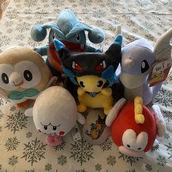 Pokémon/Mario Plushies 