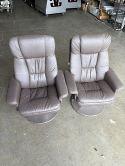 Homcom Swivel Recliner Set Of 2 
