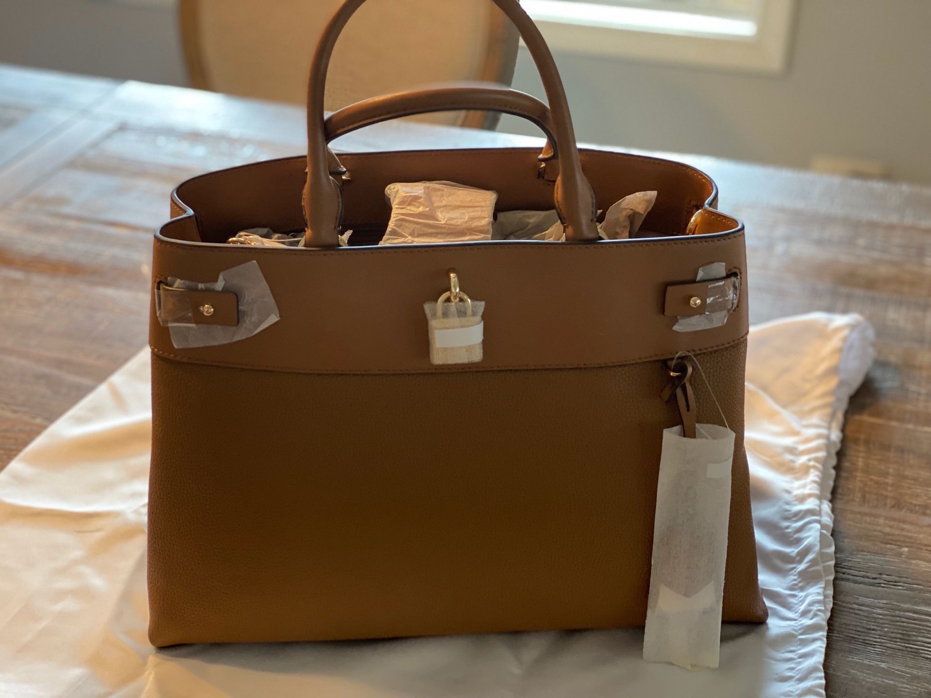 NWT Michael Kors Gramercy Large Leather