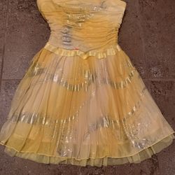 Girls IZ by Amy Byer Strapless Glitter Dress, Size 14