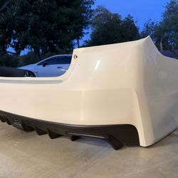Pearl White 2015-21 STI Rear Bumper