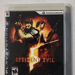 PS3 Resident Evil Game
