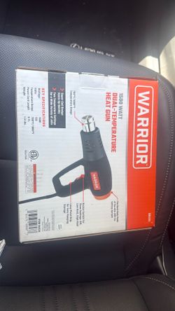 Warrior 1500 dual temperature heat gun