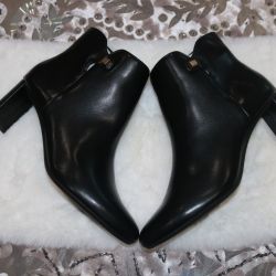 Alfani Women's Paam Blade Heel Dress Booties, Black Smooth, 10M