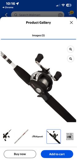Shakespeare Alpha Baitcast Medium Combo