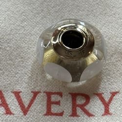 14k Pandora White  Murano Charm Price For 1 Charm 