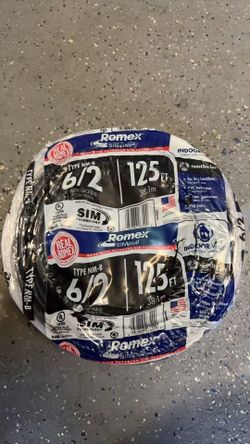 romex 6/2 125ft 280$