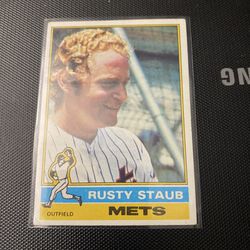 1976 Topps Rusty Staub Mets NM Set Break 