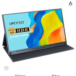Portable Monitor 15.6'' Computer Display [100% sRGB High Color Gamut] 1920×1080 USB C Monitor FHD Eye Care Gaming Screen IPS Mini HDMI Type C